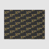 Black, Imitate Gold 37. (37.) Event Seidenpapier (Vorderseite)
