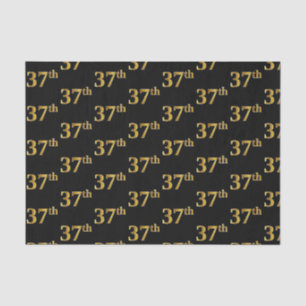 Black, Imitate Gold 37. (37.) Event Seidenpapier
