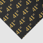 Black, Imitate Gold 41. (41.) Event Seidenpapier (Ausschnitt)