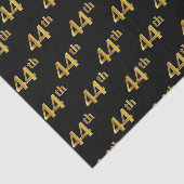 Black, Imitate Gold 44. (44.) Event Seidenpapier (Ausschnitt)