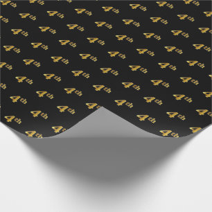 Black, Imitate Gold 4. (4.) Event Geschenkpapier