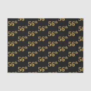 Black, Imitate Gold 56. (Sechsundfünfzigste) Veran Seidenpapier