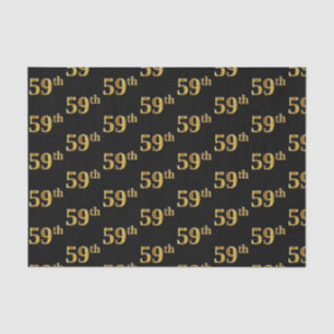 Black, Imitate Gold 59. (Neunundfünfzigste) Verans Seidenpapier