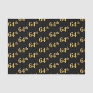 Black, Imitate Gold 64. (Vierundsechzigste) Verans Seidenpapier