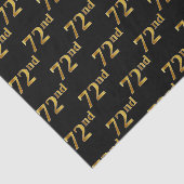 Black, Imitate Gold 72. (72.) Event Seidenpapier (Ausschnitt)