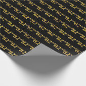 Black, Imitate Gold 82. (82. Geschenkpapier (Ecke)