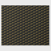 Black, Imitate Gold 87. (87. Geschenkpapier (Flach)