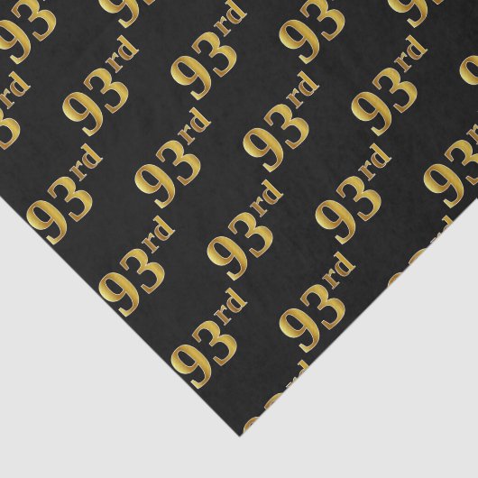 Black, Imitate Gold 93. (30.) Event Seidenpapier (Ausschnitt)