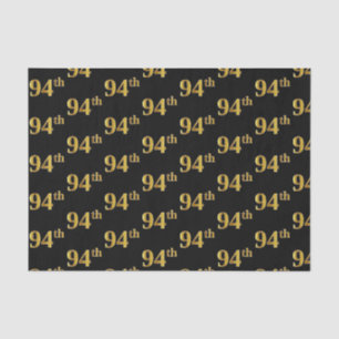Black, Imitate Gold 94. (49.) Event Seidenpapier