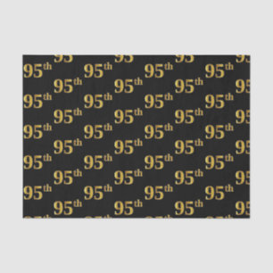 Black, Imitate Gold 95. (fünfundneunzigste) Verans Seidenpapier