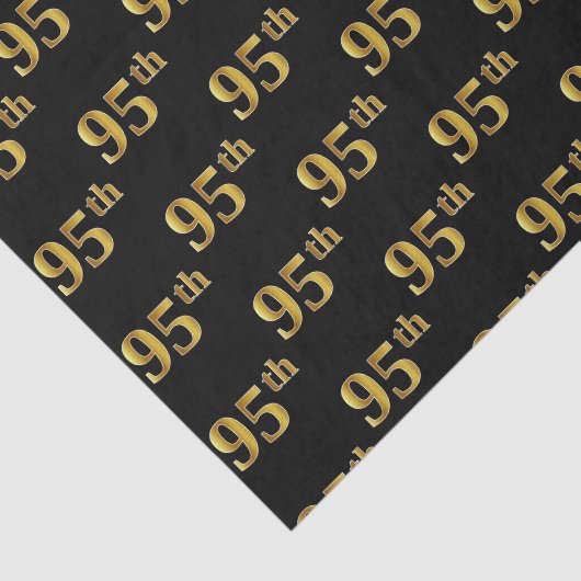 Black, Imitate Gold 95. (fünfundneunzigste) Verans Seidenpapier (Ausschnitt)