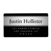 Black & Imitate Silver Look Versand oder Produkt (Vorne)