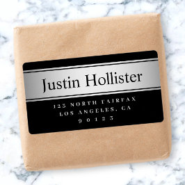 Black & Imitate Silver Look Versand oder Produkt