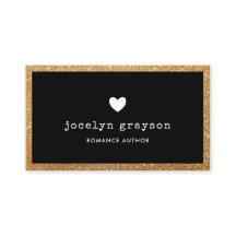 Black Imitats Gold Glitzer Romance Author