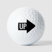 Black Impact Arrow Golfball (Vorderseite)