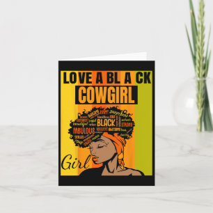 Black Independence Day - Landkreis Girl Liebe Karte