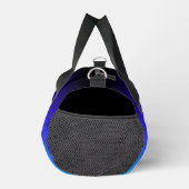 Black Indigo und Aqua Blue Ombre Duffle Bag (Rechts)