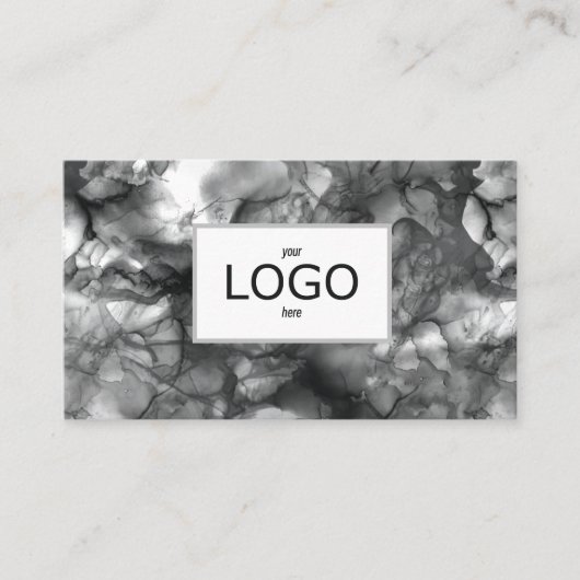 Black ink Business Card Visitenkarte (Vorderseite)