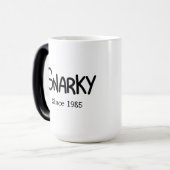 Black Ink Snarky Spaß Verwandlungstasse (Vorderseite Links)