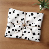 Black Ink Splatter Seidenpapier