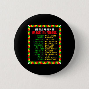 Black Inventars Proud Black History Month Roots Fu Button