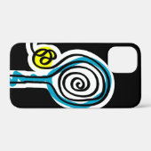 Black iPhone 12 Mini-Gehäuse für Tennisspieler Case-Mate iPhone Hülle (Rückseite (Horizontal))