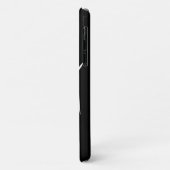 Black iPhone Case mit Running Lion - Ihre Farben (Hinten/Links)