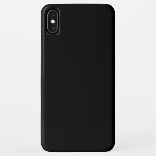 Black iPhone XS Max Case (Rückseite)
