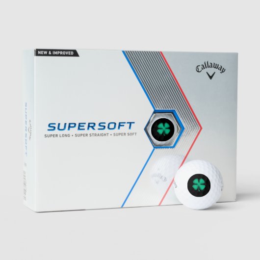 Black Irish Callaway Supersoft Golfbälle 12 pk (Verpackung)