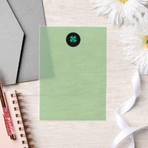 Black Irish Circle Green Vellum Papers Pergament Einladungen