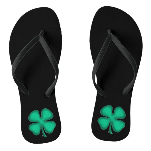 Black Irish Flip Flops Badesandalen (Fußbett)