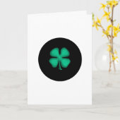 Black Irish Grußkarte (vertikal) Karte (Gelbe Blume)