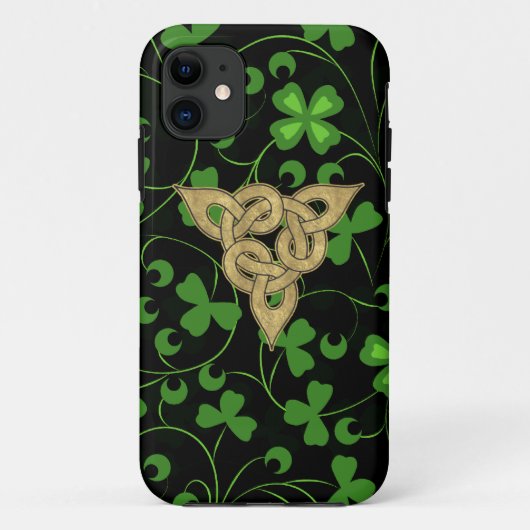 Black Irish Knüpfarbeit Case-Mate iPhone Hülle (Rückseite)