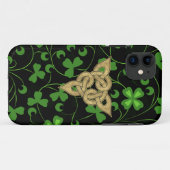 Black Irish Knüpfarbeit Case-Mate iPhone Hülle (Rückseite (Horizontal))