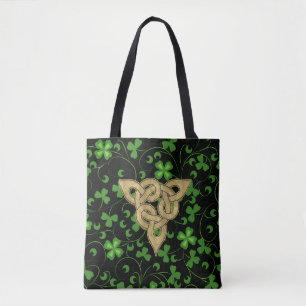 Black Irish Knüpfarbeit Tasche