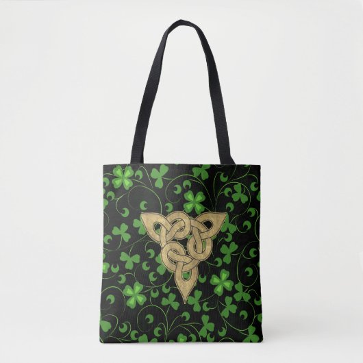 Black Irish Knüpfarbeit Tasche (Vorderseite)