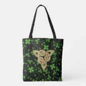 Black Irish Knüpfarbeit Tasche (Rückseite)