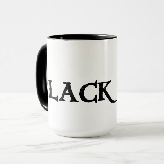 Black Irish Large Combo Tasse (Vorderseite Links)