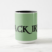 Black Irish Large Green Combo Tasse (Zentrum)
