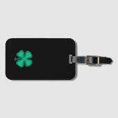 Black Irish luggage tag Gepäckanhänger (Vorderseite (Horizontal))