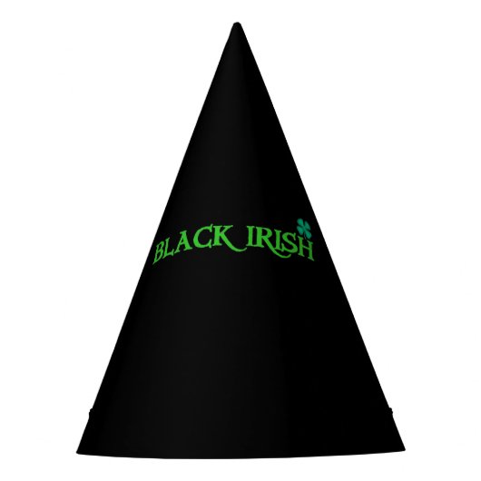 Black Irish Party hats Partyhütchen (Vorderseite)