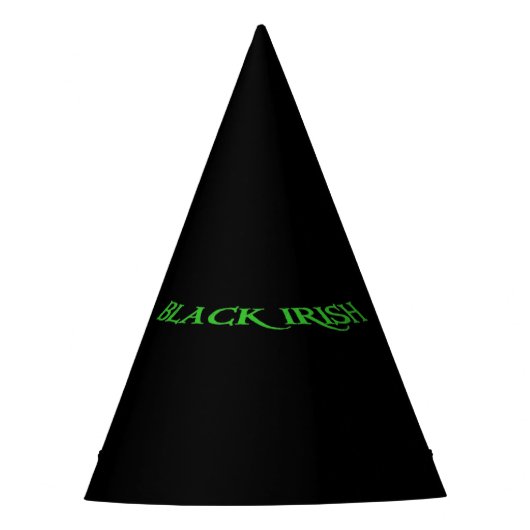 Black Irish Party hats Partyhütchen (Vorderseite)