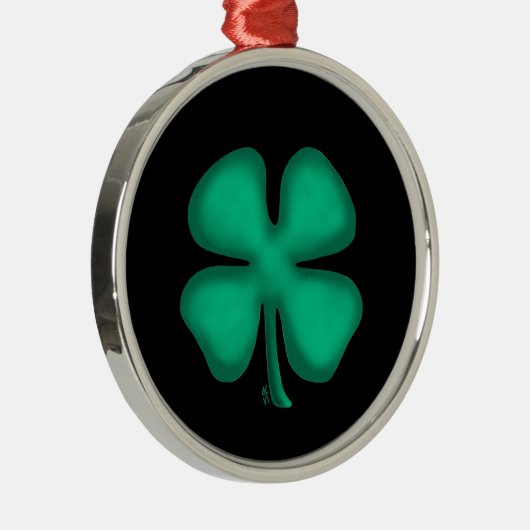 Black Irish round premium ornament Aus Metall (Rechts)