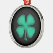 Black Irish round premium ornament Aus Metall (Links)