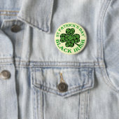 Black Irish St Patrick's Day Button (Beispiel)