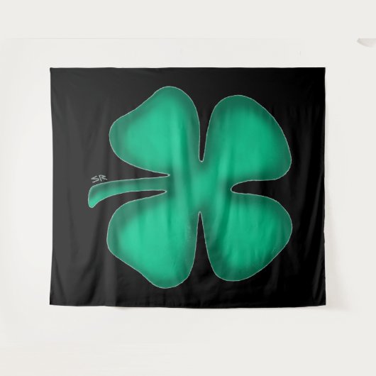 Black Irish tapestry Wandteppich (Vorderseite (Horizontal))