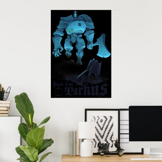 Black Iron Tarkus Poster (Heimbüro)
