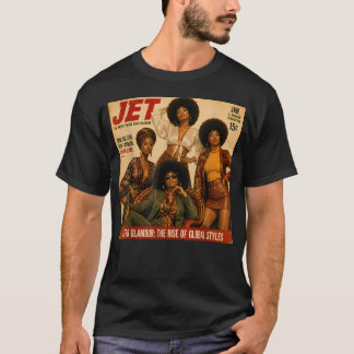Black Is Beautiful Afro Glamour Melanin Königin T-Shirt