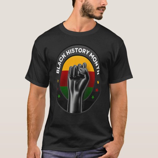 Black Is Beautiful Black History Month  We Are All T-Shirt (Vorderseite)