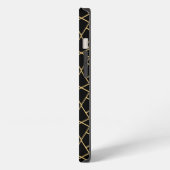 Black Islamic Pattern Custom iPhone 6 Xtreme Fall Hülle (Linke Seite)